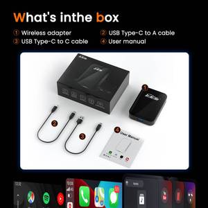 MMBไร้สายUSB <span class=keywords><strong>carplay</strong></span> dongleแบบมีสายไร้สาย<span class=keywords><strong>carplay</strong></span> aiกล่องAndroid 10 2GB + 8GB Androidอัตโนมัติ/IOS <span class=keywords><strong>carplay</strong></span>กล่องเมจิก - Product Image 5