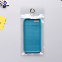 Vente en gros d'usine OEM sac zip-lock en PVC taille personnalisée sac d'emballage zip-lock suspendu avec logo pour étui de téléphone portable
