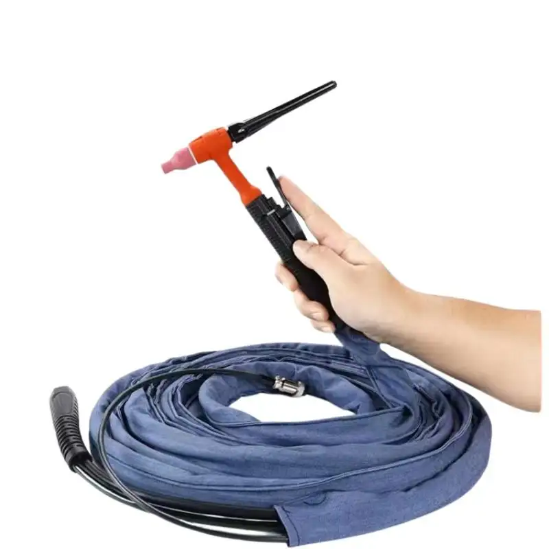 Torche de soudage Tig personnalisée 4m/8m, torche Tig refroidie à l'air, torche de soudage Tig personnalisée Qq150