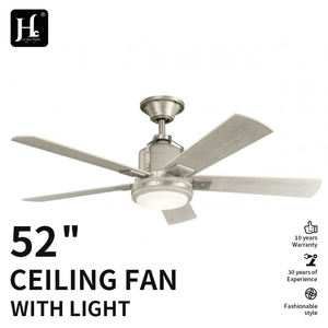 Ventilador de Techo Inteligente Moderno de 52 Pulgadas con 3 Aspas, Motor DC de 6 Velocidades, Luz LED de Perfil Bajo, Control Remoto y Regulable - Product Image 5