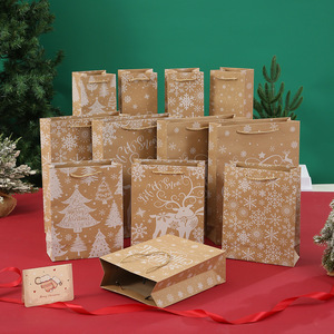 Bolsa <span class=keywords><strong>de</strong></span> <span class=keywords><strong>Regalo</strong></span> <span class=keywords><strong>de</strong></span> Papel Kraft Delicada para la Temporada Navideña 2026, Venta al <span class=keywords><strong>por</strong></span> <span class=keywords><strong>Mayor</strong></span>, para Marketing Navideño - Product Image 1