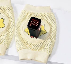 Genouillères antidérapantes pour bébé, respirantes, en maille, protection des jambes pour tout-petits, coussinets en éponge, genouillères et coudières en polyester pour bébé - Product Image 6