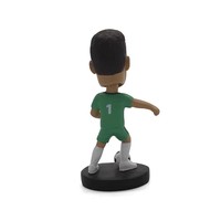Hauteur 8.5cm 3d personnalisé résine Sculpture Bobble tête Football équipe Statue Collection Souvenir cadeaux décoration de la maison Art ornements