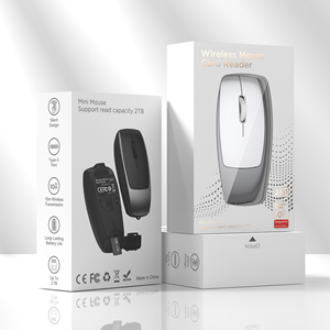 Nouvelle Arrivée Souris Sans Fil Mini HXSJ M109 <span class=keywords><strong>3D</strong></span> Droite Lecture de <span class=keywords><strong>Carte</strong></span> TF Boutons Silencieux 4D Rechargeable 120mAh pour Ordinateur Portable Utilisation Bureau - Product Image 1