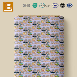 Tela de popelina de algodón peinado transpirable personalizada con estampado Digital de <span class=keywords><strong>La</strong></span> Bubu de dibujos animados bonitos de muestra gratis para camisetas infantiles - Product Image 2