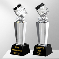 Entreprise de gravure créative personnalisée trophée gravé commémoratif trophée Crystal Award