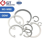 Customized Large Heavy Stainless Steel 304 304L 316 316L DIN 1308/ 1360/ 472/ 984 JIS B 2804 Internal Retaining Ring Circlips