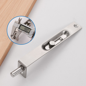 Loquet de porte en acier inoxydable, installation dissimulée, antivol, quincaillerie de porte au design moderne, installation facile - Product Image 3