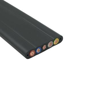 Maßgefertigtes Kransteuerungs-Flachkabel YFFBG & YVFBG Kupferleiter PVC-Isolierung mit Stahldraht Hochfestes Kabel - Product Image 2