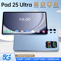 Tablet Pad 25 Ultra de 11 Pulgadas, Nexus, 16GB+1TB, 108MP, 8000mAh, 5G, Doble SIM+TF, MTK, Wi-Fi, Resistente al Calor, Puerto Tipo-C