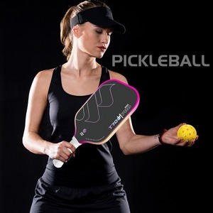 Raqueta de Pickleball de Fibra de Carbono HL-C10 Antideslizante con Bolsa de Transporte y Muñequeras - Product Image 4