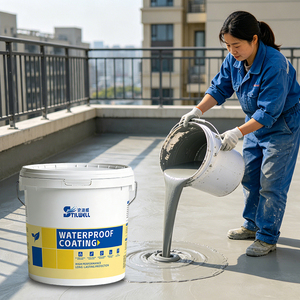 Revestimiento Impermeable Compatible <span class=keywords><strong>con</strong></span> Membrana de Asfalto de <span class=keywords><strong>Fieltro</strong></span>, Pintura Monocomponente para Proyectos de Renovación de Techos - Product Image 3