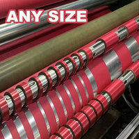 Ruban en satin polyester de couleur unie personnalisé, idéal pour les décorations de Noël, de mariages, d'anniversaires, de festivals et pour les imprimantes d'étiquettes