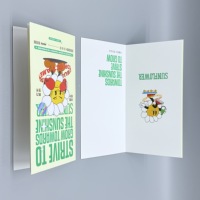 Impression de brochures personnalisées à bas prix, impression de dépliants, impression en gros, carton A4/carton ondulé, respectueux de l'environnement