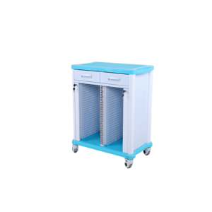 MT 메디컬 ABS 플라스틱 의료 카트 양면 환자 기록 카트 - Product Image 5