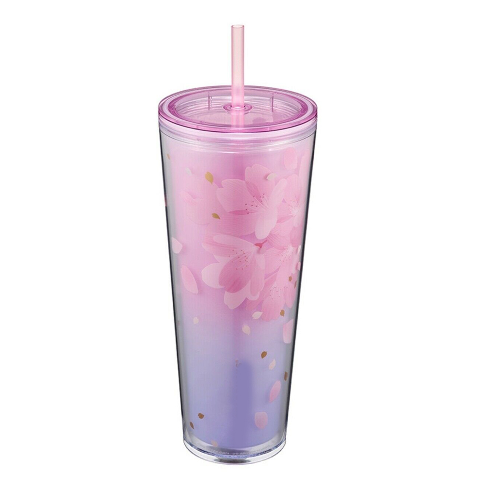 710 мл Заводская Распродажа с логотипом на заказ двойная стена 2021 Весна Звезда-баксы Корея 21 Цвет Холодная Чашка