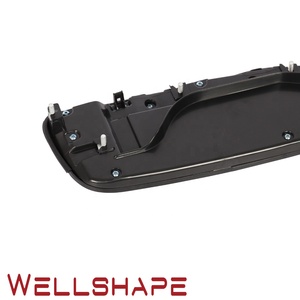 สำหรับ Kia <span class=keywords><strong>SOUL</strong></span> 2014-2016กระจังหน้าส่วนบนของหม้อน้ำสีดำพร้อมตกแต่งโครเมี่ยม - Product Image 4