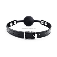 Breathable Silicone Ball Gag for Adult, Bondage Restraints