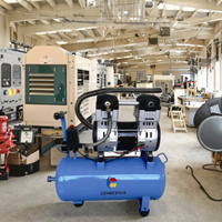 Compresseur d'air sans huile spécial, type piston, -40 degrés Celsius, basse température, 12V AC, moteur refroidi par air, roulement central