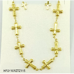 Set di gioielli di Design con perline fatti a mano per le donne per feste abbigliamento Casual e regali placcato oro accessori per gioielli da sposa - Product Image 1