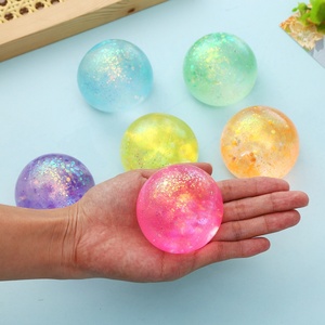 Maltose 6.0 Gold Powder Silicone Stress Relief <b>Ball</b> <b>Squeeze</b> Toy with Slow Rebound Kneading Feature - Product Image 4