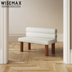 WISEMAX FURNITURE designer moderno panca lunga decor soggiorno mobili tappezzeria tessuto sedia per il tempo libero