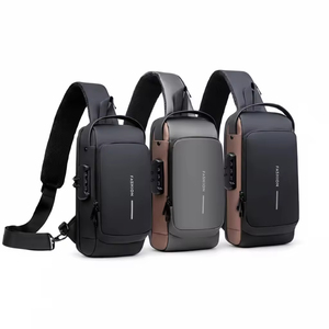 Bolso Bandolera Oxford Impermeable Antirrobo Barato al por Mayor con Cremallera, Unisex, de un Solo Hombro, con Cargador USB, Forma de Almohada - Product Image 5