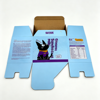 Boîte d'emballage en carton ondulé personnalisée OEM ODM, petite, imperméable, avec doublure en éponge, en carton ondulé E, pour l'expédition d'aliments pour animaux de compagnie, fabriquée en Chine