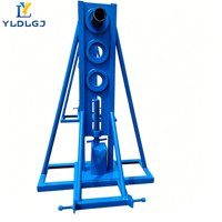 Soporte para Bobinas de Cable de Acero de Alta Resistencia YILI, Soporte Hidráulico Ajustable de 10T para Bobinas de Cable, Soporte para Bobinas de Alambre, Industria de Telecomunicaciones y Energía
