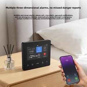 <span class=keywords><strong>Sistema</strong></span> <span class=keywords><strong>di</strong></span> <span class=keywords><strong>Allarme</strong></span> Antifurto Smart per <span class=keywords><strong>Casa</strong></span> con Display HD da 43 Pollici, Controllo Remoto Wireless 4G, Wi-Fi e Raggio <span class=keywords><strong>di</strong></span> Rilevamento <span class=keywords><strong>di</strong></span> 100m - Product Image 3