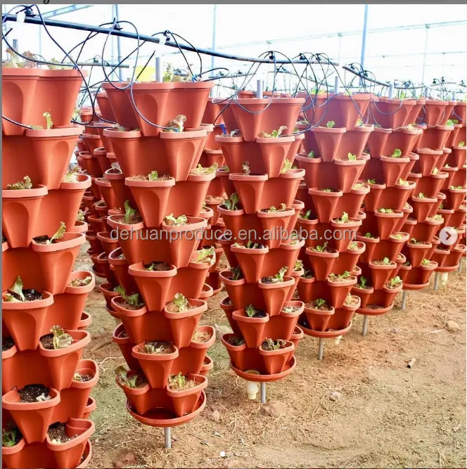 Home Gardening Stacking Pot Stack für Garten topf