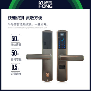 ยูเฟิง ไมชิสมาร์ทล็อคประตู รหัสผ่านลายนิ้วมือ แผงสแตนเลส เปิดด้วยมือเดียว กึ่งอัตโนมัติ รุ่น DFB1 - Product Image 5