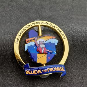 Pin de Solapa Personalizado Giratorio de Anime de los Adventistas de Texas, Broche de Metal Esmaltado - Product Image 6