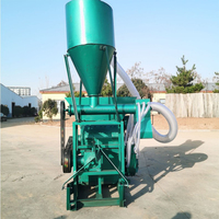 En stock Broyeur d'aliments pour bétail Machine à riz à chanvre Presse à balles rotatives Broyeur de paille de maïs