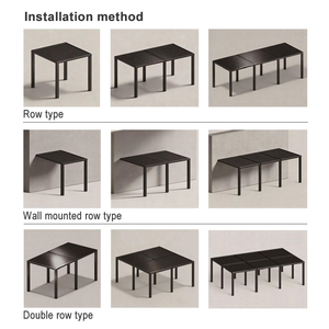 Pergola motorisée en aluminium bioclimatique <span class=keywords><strong>avec</strong></span> éclairage <span class=keywords><strong>LED</strong></span>, toit à lames orientables, portes coulissantes, pergola de patio - Product Image 3