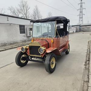 Voiture électrique classique européenne vintage, véhicule de tourisme rétro de luxe pour la réception VIP des hôtels - Product Image 3