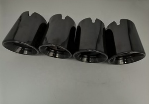 Prêt à expédier 3.75 "(98MM) ANGLE CUT SLIP POINTS D'ÉCHAPPEMENT pour BMW M3 F80 M4 F82 M2 COMPETITION F87 S55 F10 M5 Systèmes d'embouts d'échappement - Product Image 4