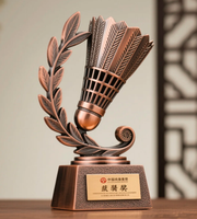 Trophées de sport en métal de haute qualité, design 3D personnalisé, club de football, basketball, badminton, médailles et trophées