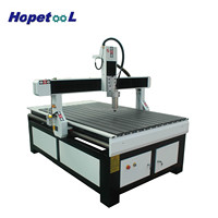 Máquina enrutadora CNC de alta precisión, husillo de bolas Hopetool para fabricación de moldes de corte de grabado acrílico de madera