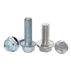 Chinese fabrikant roestvrijstalen hoogwaardige volledig geschroefde flensbouten M6-1.0 X 12/16/20/25/30mm - Product Image 1