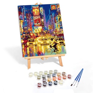 Commercio all'ingrosso personalizzato personalizza fai da te <span class=keywords><strong>disegno</strong></span> decorazione della parete pittura a olio acrilica con i numeri Set - Product Image 3