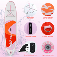 En stock planches de sup gonflables planches à pagaie planche à pagaie debout jeu d'eau surf accessoires standard Isup