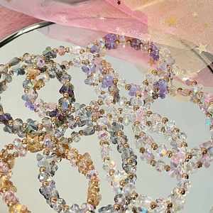 Bracelet en pierre naturelle avec perles de verre colorées – Fournisseur expérimenté, option d'expédition assurée - Product Image 2