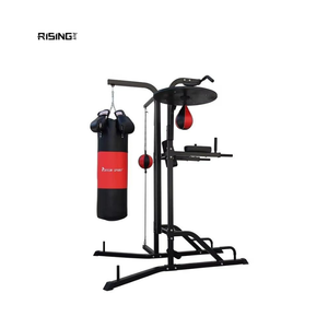 Rising Fitness Free Standing Custom Kick Boxing & Punching <span class=keywords><strong>Bag</strong></span> Rack Sacos de areia de alta qualidade incluídos - Product Image 1
