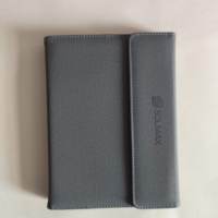 Portefeuille A5 en PU rigide personnalisé en gros avec carnet à spirale amovible, emplacements pour cartes de visite, grande poche et fermeture magnétique