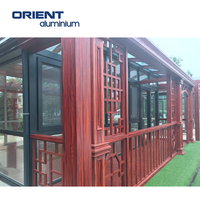 Prix concurrentiel grande vente en gros en aluminium serres de jardin