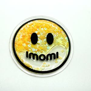 Parche de <span class=keywords><strong>lentejuelas</strong></span> líquidas de nuevo diseño 2023, Parche de PVC 3D personalizado para ropa con capucha - Product Image 1