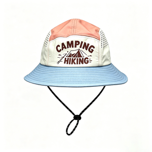Unisex Outdoor <b>Bucket</b> <b>Hat</b> Chin Strap Breathable Mesh for Quick Dry UV Protection Image Casual Daily Use for Camping Hiking - Product Image 4