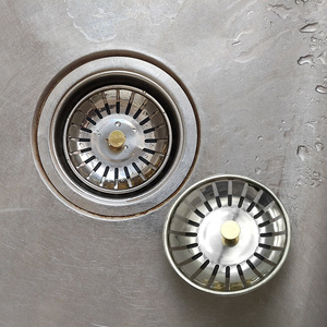 Stainless Steel Sink Stopper Filter Basket For <b>Kitchen</b> Sink Dishwashing Basin Minimalist Design - Product Image 4