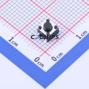 TS4540TP Tactile Switch SMD-4P,4.5x4.5mm Switch Single Pole Single Throw Round Button 2.5N Vertical Mount - Product Image 1
